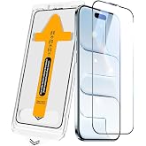 Zore Apple ile uyumlu iPhone 17 Air Zore 2.5D Oliv HD Temperli Cam Ekran Koruyucu + Kolay Uygulama Aparatı Şeffaf