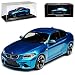 Produktbild BMW 2er F22 M2 Coupe Blau Ab 2013 limitiert 1 von 1008 Stück 1/43 Minichamps Modell Auto mit individiuellem Wunschkennzeichen