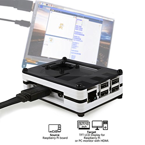 Para Caja Raspberry Pi 3 b  con Cargador 5V 2 5A con Conector ON   OFF   3 x Disipadores   Ventilador Compatible con Raspberry Pi 3 2 model b  b Case No incluye la placa Raspberry Pi 