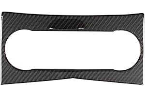 KIMISS Rivestimento della copertura del pannello di aria condizionata, rivestimento della copertura del pannello di aria condizionata dell'automobile in fibra di carbonio adatto