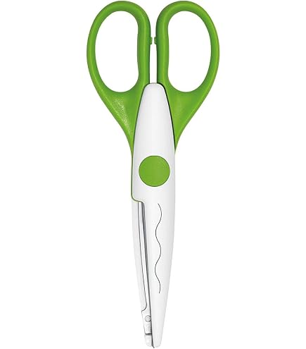 WEDO 77 Set Of 3 Creative Scissors - Wavy, Serrated & Deckle Cut Patterns, 16cm, Assorted Colors
