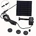 Produktbild cooshional 1.2W Solarbetriebene Teichpumpe Teich Springbrunnen mit 4 Düsenaufsätze Wasserpumpe 180L/H Max Förderhöhe 60cm