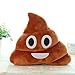 Cutebaby 23*20cm(L*H),Emoji Poop Shaped Stuffed Pillow Cushion Smiley Face Doll Toy