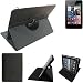 Produktbild High quality für Asus Google Nexus 7 Schutz Hülle 360° Tablet Case Schutzhülle Flip Cover für Asus Google Nexus 7, schwarz. Tablet Hülle drehbar Standfunktion Ultra Slim Bookstyle Tasche Kunstleder Qualitätsware - K-S-Trade®