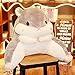 Produktbild Qi Peng Hamster-Kissen-Steppdecke mit doppeltem Verwendungszweck zurück Taille Pad Kissen Büro lenden Decke Decke Männer warme Hand Kissen Stuhl Cushion/Waist pad (Farbe : B)