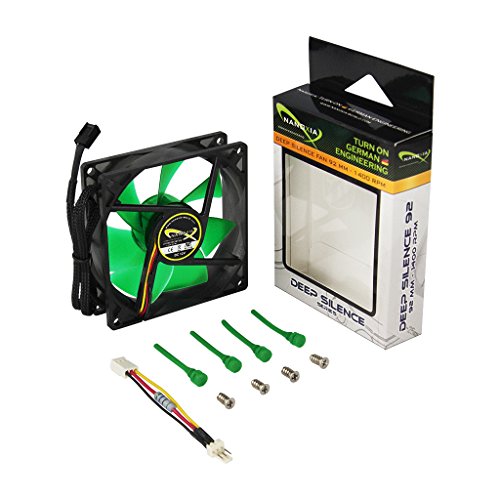 Nanoxia Deep Silence 92 mm - 1.400 rpm Carcasa del ordenador Ventilador - Ventilador de PC (Carcasa del ordenador, Ventilador, 9,2 cm, 800 RPM, 1400 RPM, 7,2 dB)
