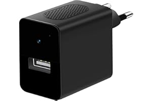 Sprfuk Telecamera Spia Mini, 1080P HD Mini Telecamera Nascosta Mini Portatile Microcamere Spia con Allarme di Rilevamento del Movimento, Telecamere di Sorveglianza (No APP)