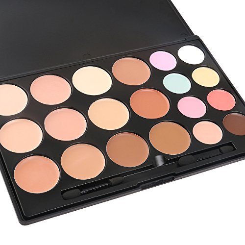RUIMIO Konturen Palette Make Up Palette Hervorhebungen Cream Konturen Kit inkl. Blender und Pinsel – 20 Farben - 7