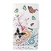 Produktbild Best Give Schmetterling Blume Flip Leder Tasche Schutzhülle für Samsung Galaxy S2 S II I9100 Case Cover Ledertasche Hülle Etui Schale Book Style Brieftasche mit Kartenfächer (Schmetterling weiß)