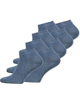 8'er Pack Herren Sneaker Socken Baumwolle, No Show Socks, Viele Trendige Farben