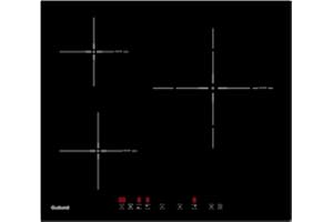 Gudsunal Plaque induction 3 feux, Table de Cuisson Encastrable,7200W, 9 niveaux de chauffage,Boost, Minuterie, Arrêt automatique, Verrouillage de sécurité enfant