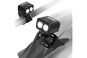 FUNWICT Helmet Light LED Bike Headlight Rechargeable Bike Helmet Light IP65 Waterproof 1000 Lumens 5 Lighting Modes Bicycle Helmet Light for Cycling Fit Most Helmets