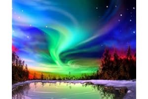 KAYLJIE Diamond Painting, 5D Diamond Painting Kit Completo Paesaggi Bambini, Quadri con Perline Pittura Diamante Disegni con Diamantini per la Decorazione da Parete di Casa (40x30cm)