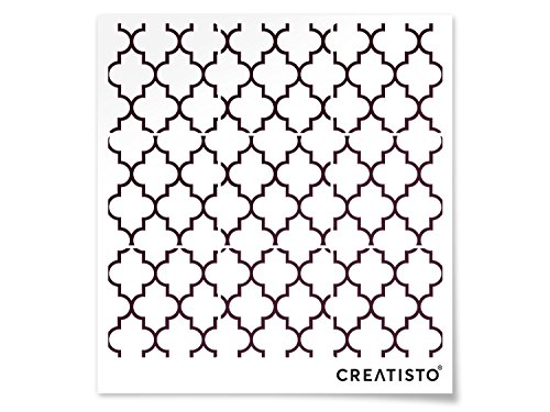 Fliesen-Sticker | Design-Fliesenaufkleber Badezimmerfliesen Dekofolie Badezimmergestaltung | 15×15 cm Muster Ornament Retro Pattern – Dunkelrot – 9 Stück - 3