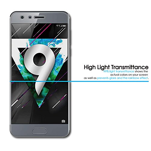  2-Pack  Protector de Pantalla Honor 9  AICEK Cristal Templado para Huawei Honor 9 Vidrio Templado Honor 9 Cristal Screen Protector