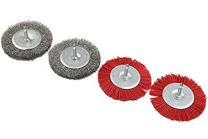 LIOAEUST Joint Metal Brushes, 4pcs Electric joint brush EFB model 2022, joint cleaner against weeds Diameter 100mm