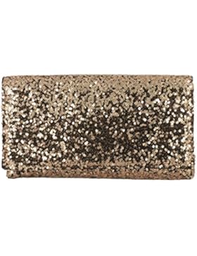 Loni glitzernden Pailletten Party Abend Clutch Umhängetasche