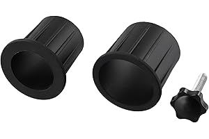 CULINABLEND Umbrella Parasol Base Stand Replacement Screw Parts Hole Ring Plug Cover Cap Patio Plastic Umbrella Parasol Pipe Sleeves Bases Stands for Outdoor Patio Table Backyard Balcony Decks