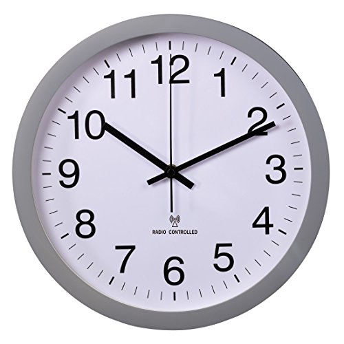 Hama Funkwanduhr „PG-300“, geräuscharm, grau - 2