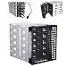 Produktbild Rack-Festplattenlaufwerk-Konverter 5,25"bis 5X 3,5" SATA SAS HDD-Festplattenlaufwerk-Adapteradapter-Rack Rackhalterung mit Lüfterraum