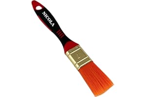 NICOLA VERNICI Pennello per Vernice in Setola Rossa Morbida - da 1
