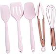VIVAYO Kitchen Utensils Set, 32 Pcs Silicone Cooking Utensil Spatula Set With Holder, Wooden - View #6