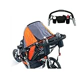 Worsendy Kinderwagen Organizer Kinderwagen Zubehör Universal schwarz Baby Wickeltasche Kinderwagen Buggy Becherhalter passend für die meisten Kinderwagen - 5
