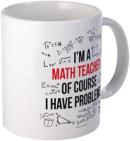 JKYUKOUnique Design Math Teacher Problems Coffee/Tea Mug 3.7" x 3.1" ,11oz