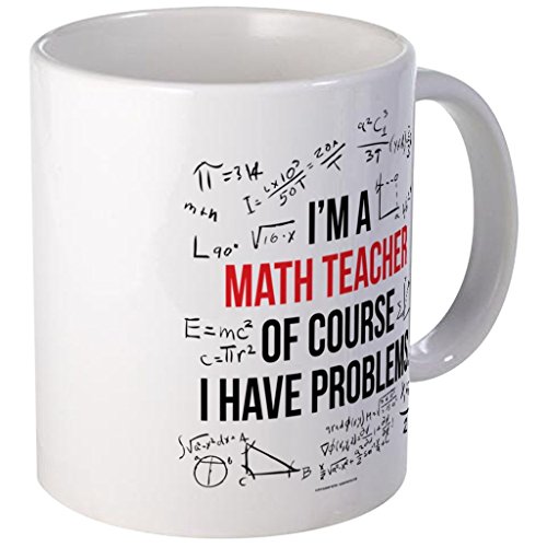 JKYUKOUnique Design Math Teacher Problems Coffee/Tea Mug 3.7" x 3.1" ,11oz
