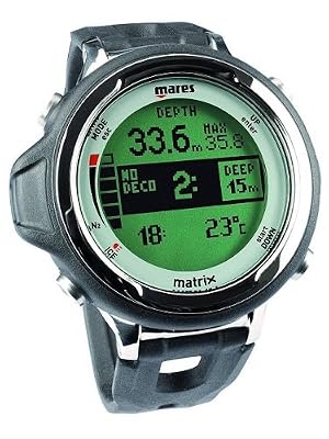 Mares Matrix 2.0 Ordinateur de plongée Taille Unique Noir