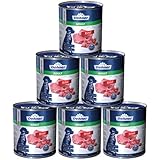 Dehner Premium Hundefutter Adult, Rind, 6 x 800 g (4800 g)