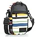 Produktbild Umhängetasche für Digital- und Kompaktkameras von USA Gear: Point-and-Shoot-Camera Case aus hochwertigem Neopren zum Schutz Ihrer Kamera, mit Zubehörtaschen, Streifen-Muster, ideal für Sony DSC-HX60 und weitere Kameras