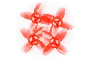 EMAX 4pcs Avan TH Turtlemode Propellers 4-Blatt 40mm Propellers 2CW 2CCW Propellers für 08025 Bürstenloser Motor Tinyhawk II, EZ Pilot Pro RC Quadcopter FPV Racing Drohne