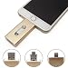 Produktbild eMart High Capacity Handy-USB-Flash-Laufwerk 64GB i-Flash-U-Plattenspeicher -Stock-Feder-Antrieb für Computer, iPhone & iPad-Serie und Android Smart-Phone-Serie - Gold