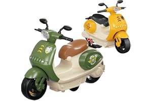 Jack Royal Scooter Toys for Kids Toddlers Baby Boys Girls Adults Seat Model Toys Steering Wheel Car Toy Track, Mini Motorcycle Toy Pull Back (Multi Color) Pack of 1