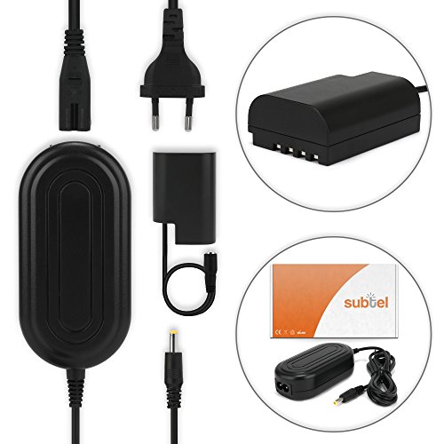 subtel® Qualitäts Netzteil für Panasonic Lumix DC-GH5 Lumix DC-GH5s, Lumix DC-G9, Panasonic Lumix DMC-GH3, DMC-GH3A, DMC-GH3H, Lumix DMC-GH4, DMC-GH4A, DMC-GH4H, DMC-GH4R, DMC-GH4U - ca. 3m, DMW-AC8 + DMW-DCC12, 8.4V Stromadapter AC Adapter Netzadapter subtel® Qualitäts Netzteil für Panasonic Lumix DC-GH5 Lumix DC-GH5s, Lumix DC-G9, Panasonic Lumix DMC-GH3, DMC-GH3A, DMC-GH3H, Lumix DMC-GH4, DMC-GH4A, DMC-GH4H, DMC-GH4R, DMC-GH4U - ca. 3m, DMW-AC8 + DMW-DCC12, 8.4V Stromadapter AC Adapter Netzadapter