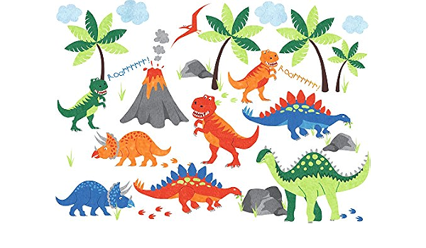 Jojo Maman Bebe Dinosaur Wall Sticker Amazon Co Uk Baby Products
