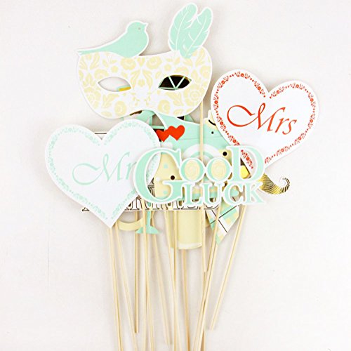 SUNBEAUTY Fotorequisiten Hochzeit Wedding Foto Booth Fotoaccessoire für Hochzeit - 6