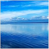 Moderne freischwebende Optik, Aufhängung unsichtbar hinter dem Bild verborgen