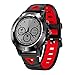 Produktbild BZLine Bluetooth Smartwatch, Smart Watch Uhr Intelligente Armbanduhr Fitness Tracker Armband Sport Uhr Metall mit GPS Anrufnachricht Herzfrequenz Anti-verlorene Remote-Kamera für Kinder Frauen Männer (Rot)
