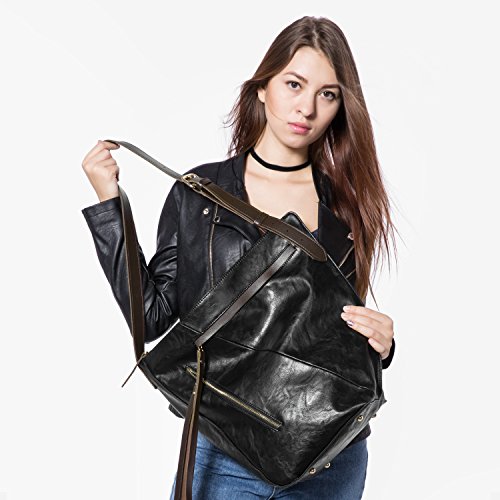 Eimer tasche f  r frauen handtasche crossbody tasche reisetasche multi pocket mit gro  er kapazit  t mit langen tassel