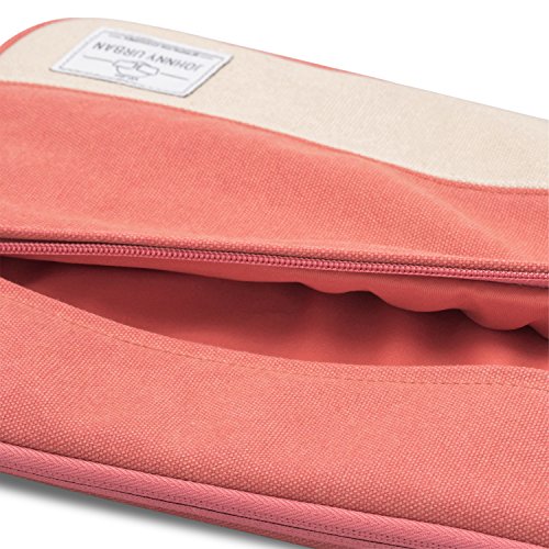 Laptoph  lle 15 - 15 6 Zoll Rot - Johnny Urban Canvas Laptop Sleeve 15 - 15 6  Schutzh  lle Laptoptasche H  lle Case f  r Dell HP ASUS Acer Lenovo uvm