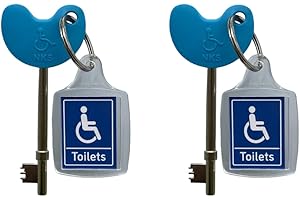 METER BOX REPAIR KIT NKS Radar Key – Disabled Toilet and Bathroom Door Access | 2 Braille Easy-Turn Keys with Keyrings | Perfect for Carers & Families | Nationwide Access to UK Public Toilets
