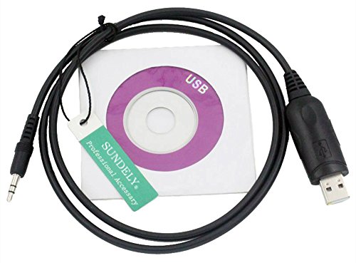 USB Program Clone CAT Cable Cord Lead for Icom Radio IC-V8 IC-2730 IC-2730A IC-2820 IC-5100 IC-A6E IC-A24 IC-F4002 IC-M33 IC-M330GE IC-T10 Transceiver Walkie Talkie OPC-478 3.5mm 1-pin