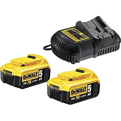 DeWalt Batterie Kit (2 x 18 V/5 Ah Plus DCB 115), 1 pièce, dcb115p2 de QW