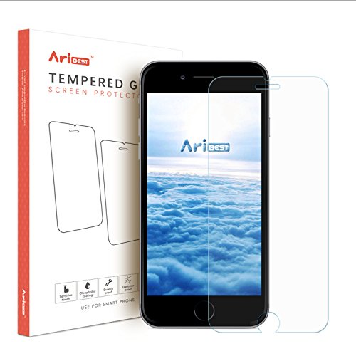 iPhone 6 6S Panzerglas Schutzfolie [3 Stück],Aribest Ultra-klar Panzerglas Schutzfolie für iPhone 6 6S 4,7 Zoll 3D Touch Kompatibel (0.25mm HD Ultra Clear) - 6
