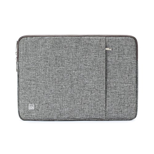 DOMISO 14 Zoll Wasserdichtem Material Laptop Sleeve Case Tragbar Notebook Hülle Beutel Anti-Kratzern Schutzhülle Tasche Schutzabdeckung , Grau - 2