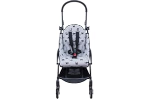 JYOKO KIDS Funda acolchada para silla de paseo Compatible con Babyzen Yoyo, 100 Algodón (Robot Space)