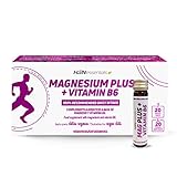 Magnesio Líquido de HSN Essentiales | 375mg | Alta Biodisponibilidad, Para Aumentar la Energía, Reducir Cansancio, Con Citrato de Magnesio y Vitamina B6 | Vegano, Sin Gluten, Sin Lactosa | 20 Viales