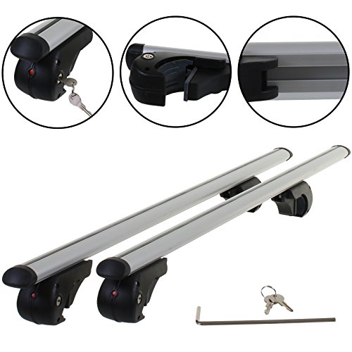 Marko Auto Accessories Aluminium Roof Bars Universal Lockable Anti Theft Car Roof Luggage Rack Box Rail
